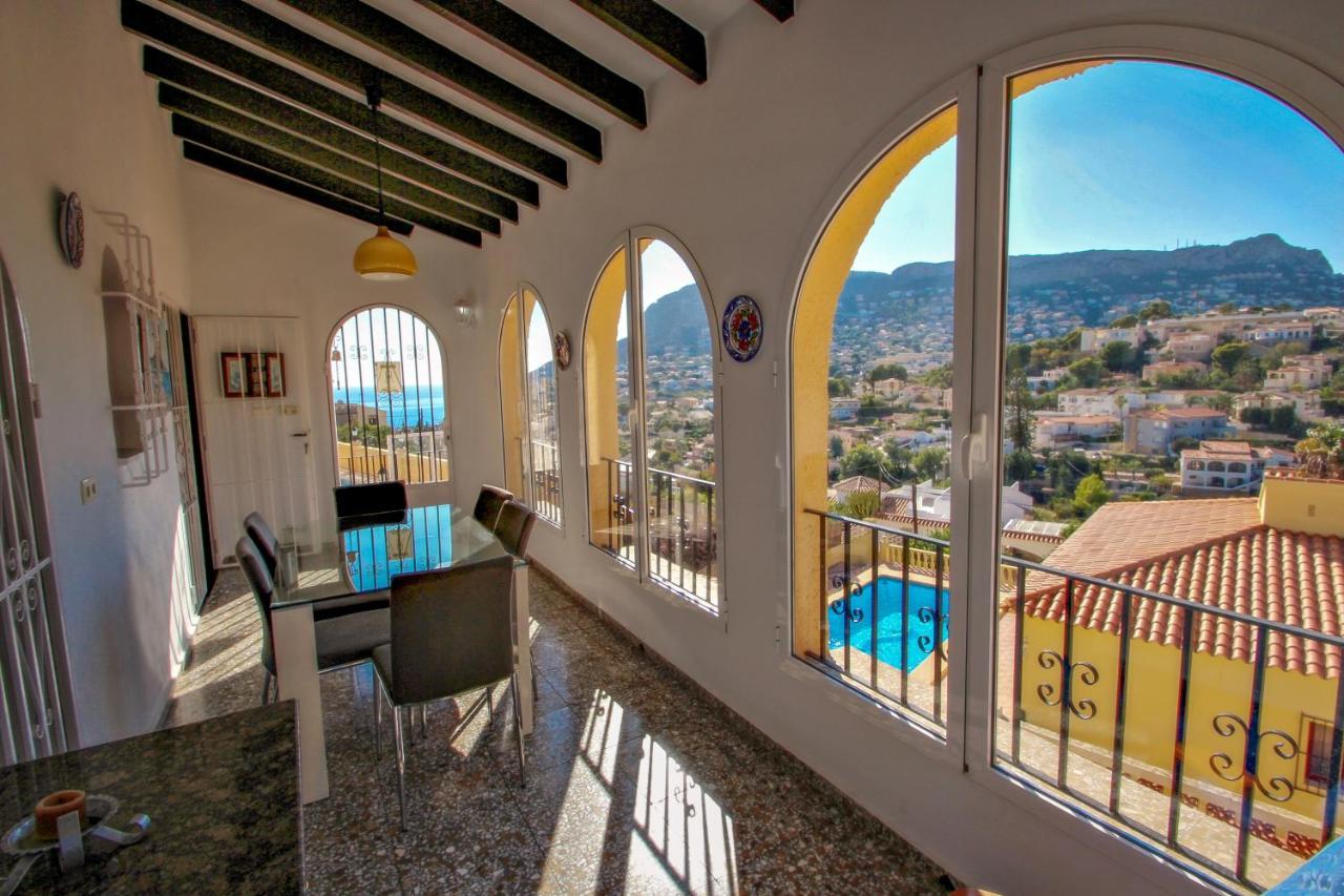 Tosal Julia - Sea View Villa With Private Pool In Calpe Exteriör bild
