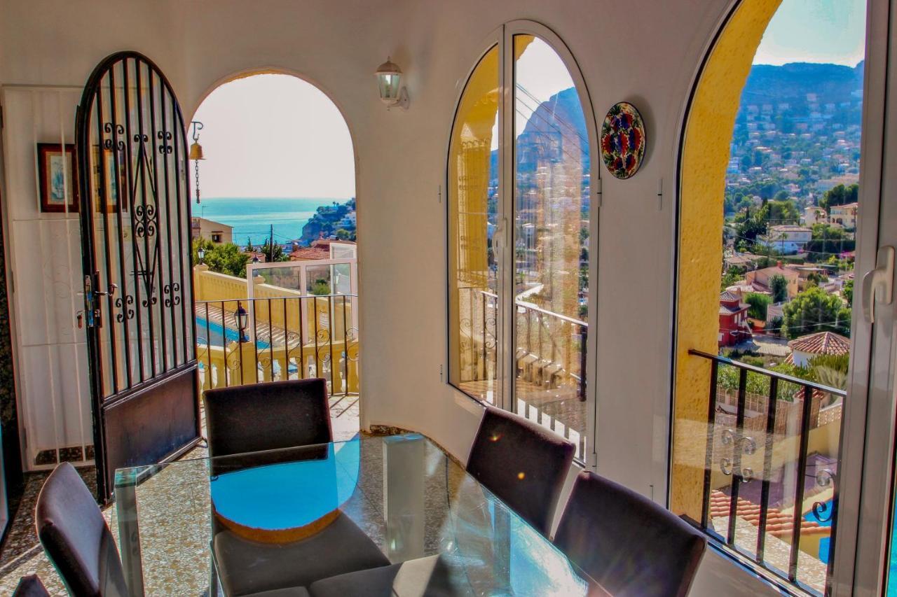 Tosal Julia - Sea View Villa With Private Pool In Calpe Exteriör bild